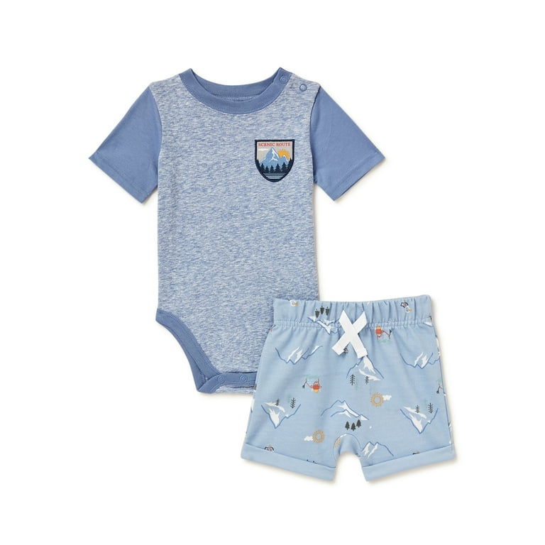 Garanimals Baby Boy Short Sleeve Mix Match Outfit Bundle Kid