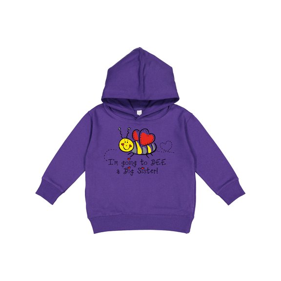 Inktastic Bee Future Big Sister Toddler Hoodie