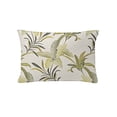 thumbnail image 4 of Renee Palm Green Decor Pillow (Feather Insert) 14"x20" Rectangle, 4 of 5