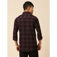 thumbnail image 5 of TryBuy Blissful Checked Men's Shirts, Full Sleeves Button-Up Casual Shirt for Men, Sizes XXL, 5 of 7