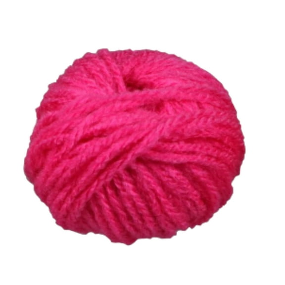 Acrylic Yarn Skeins, Soft Yarn Starter Kit for Knitting Crocheting Craft Projects 100% Acrylic Dark Pink Bright Color for Kids Adults DIY Supplies Home Holiday Summer Activities 1 Piece