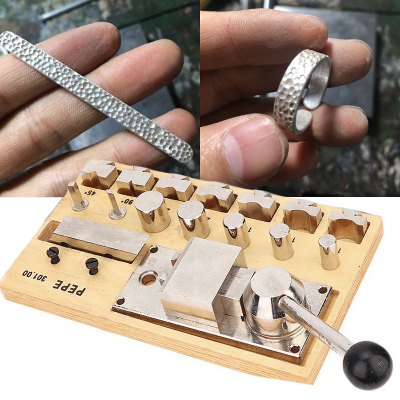 Multifunctional Metal Rings Maker Heavy Duty Jewelry Rings Bender Tool For Bracelets Rings Jewelry Making Craft Project