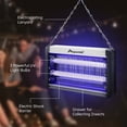 thumbnail image 7 of Aspectek Insect Fly Killer for Mosquitos, Flies, Moths, 2800V, 2 Bulbs, 7 of 7