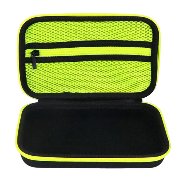 Matsuzay Bolsa de almacenamiento para afeitadora Estuche rígido Organizador liviano Usable Amplia aplicación Bolsas de transporte convenientes Almacenamiento y organización del hogar Iridiscente