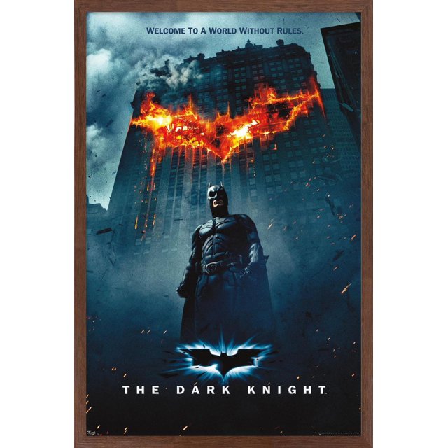 Film DC Comics - The Dark Knight - Batman Logo sur Fire One Sheet