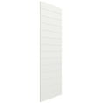 thumbnail image 2 of Ekena Millwork 18"W x 60"H True Fit PVC Horizontal Slat Modern Style Fixed Mount Shutters, Unfinished (Per Pair - Hardware Not Included), 2 of 9