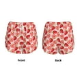 thumbnail image 5 of Picia Cute Strawberry Pattern Women's 2 in 1 Athletic Running Shorts High Waisted Workout Casual Gym Sweat Shorts with Comfy Liner Zipper Pockets-Small, 5 of 9