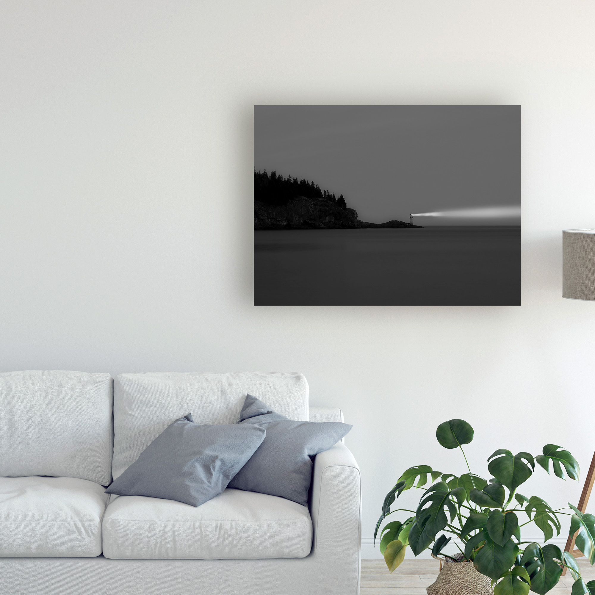 Trademark Fine Art 'Lighthouse Watch I' Canvas Art by James McLoughlin