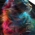 thumbnail image 3 of Fotbe Neon Spectrum Cat Portrait Gorro Clásico de Béisbol, Gorra Ajustable con Broche Snapback, Gorro de Exterior de Algodón Suave, 3 of 6