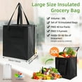 thumbnail image 3 of Sentryse 10-Pack Insulated Grocery Bags with Zipper, Large Reusable Cooler Bags for Frozen Food, Grocery Shopping, Meal Transport, Picnic & Travel + 40 Ice Packs & 5 Funnels, 3 of 8