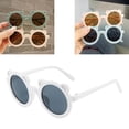thumbnail image 1 of Nueva oso de dibujos animados marco de terre ños niñas 400 - blanco Yotijar Chidlren Sunglasse, 1 of 10