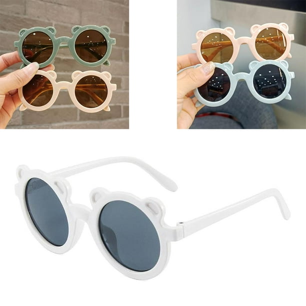 Gafas de sol para niños CUTICAT marco pequeño de dibujos animados UV400 blanco