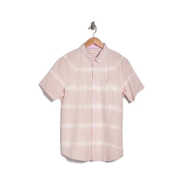 Sovereign Code Hawthorne Chemise à Manches Courtes Boutonnée en Rose Pâle S