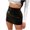 Black, variant on TIHLMK Mini Skirt Fashion Woman Causal Skirt Sexy Ultrashort Skirt Solid Hip Skirt A-line Skirt Black