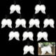 thumbnail image 1 of 10 Uds Alas de angel perfecl decoración colgante blanca 16cmx14cm, 1 of 8