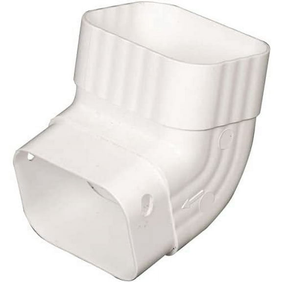 Amerimax Home Products Gutter Elbow Vinyl - White - 2" x 3"