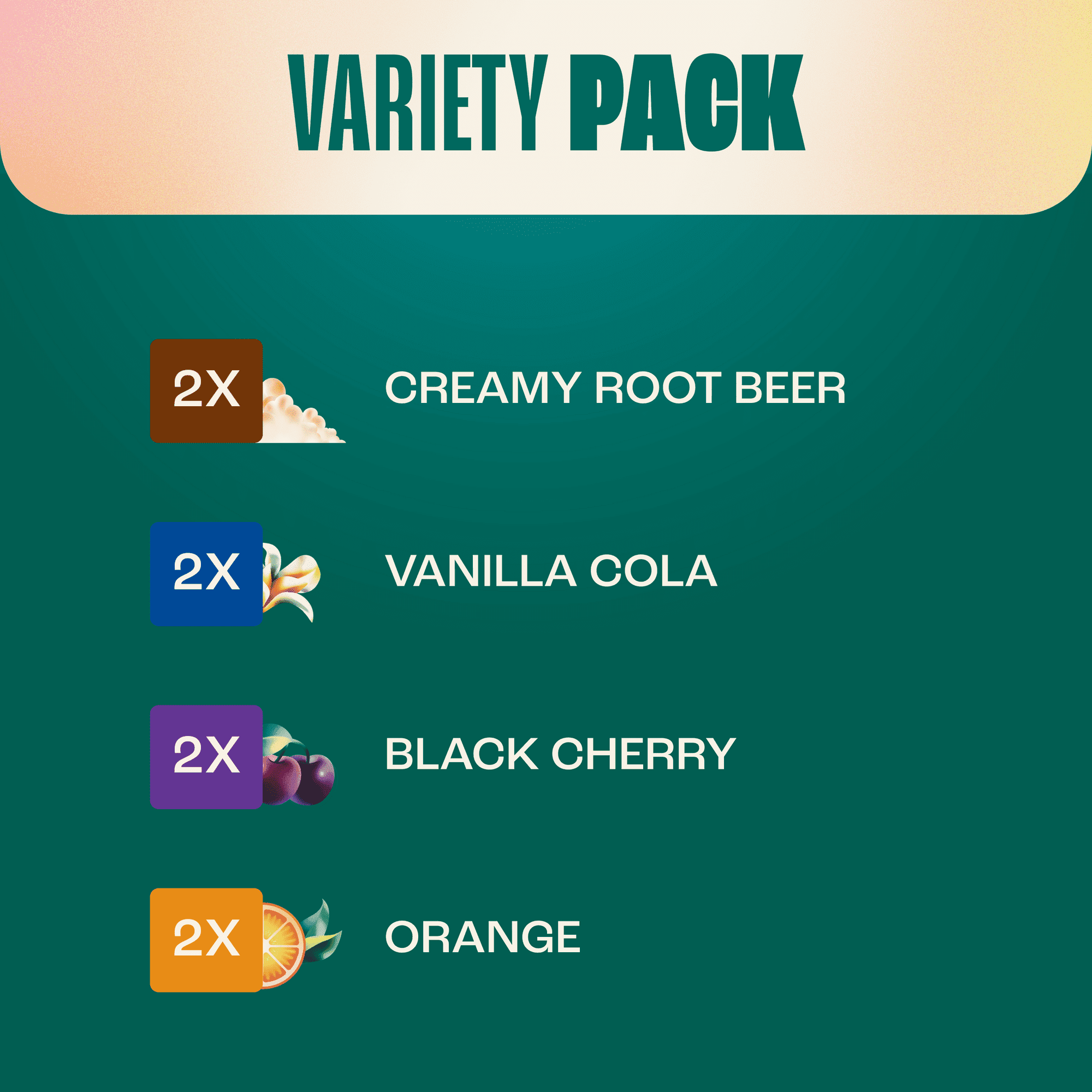 Zevia Zero Sugar, 0 Calorie Variety Soda, 12 fl oz, 8 Pack Cans - (2pack)