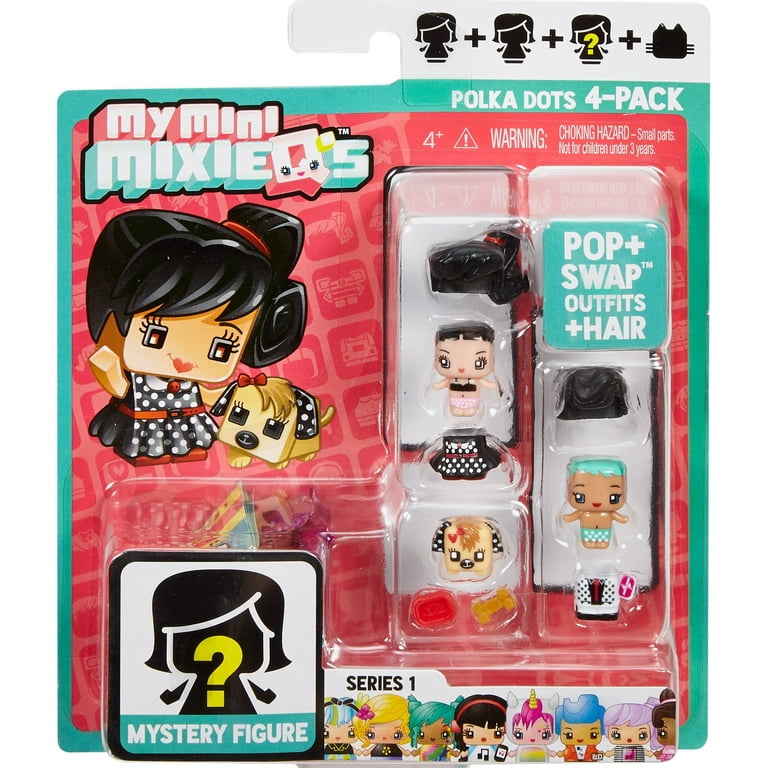 Mattel My Mini MixieQ's Polka Dots 4-Pack Action Figure Set