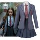 thumbnail image 4 of Disfraz de Matilda el musical para niñas, disfraz gris, uniforme escolar, falda, corbata, traje de fiesta de Halloween, traje para mujer, 4 of 4
