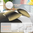 thumbnail image 2 of 3 Piece Yellow Black Ombre Duvet Cover Set Twin Size, Microfiber Comforter/Quilt Cover with Corner Ties and 2 Pillowcases, Modern Gradient Abstract Art All Season Soft Bedding with Zipper Closure, 2 of 8