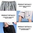 thumbnail image 3 of Swimwear Men Basic Long Swimming Trunk Surf Shorts Swimsuits Pocket, 3 of 5