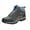 Grey, variant on Women's Waterproof Hiking Boots Winter Snow Boots Outdoor Trekking Camping Trail Hiking Boots|Blue 7.5