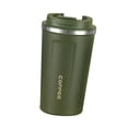 thumbnail image 1 of Tumbler aislado de vacío, taza de cofee de viaje, 510 ml de temperatura digital exhibición de tazas térmicas botella de para deportes Verde, 1 of 8