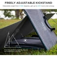 EF EcoFlow 110W Portable Solar Panel for Power Station,Foldable Solar Charger with Adjustable Kickstand, Waterproof IP67 for Outdoor Camping,RV,off Grid System,Used,Certified Reconditioned