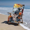 thumbnail image 4 of PHYHOO Flowers Sand Free Microfiber Beach Towel Lightweight Oversized Quick Dry for Kids &amp; Adults for Swimming, Pool, Camping, Yoga, Traveling Essentials 30x60in, 4 of 8