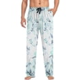 thumbnail image 4 of Watercolor Bouquet Pattern Ghost Pajama Pants, Men's Lounge Pants Light with Drawstring and Pockets, Christmas New Year Birthday Father's Day Gifts, X-Large, 4 of 7