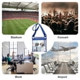 thumbnail image 6 of Clear Crossbody Bag, EEEkit Stadium Approved Clear Shoulder Bag, Waterproof PVC Messenger Bag for Sports Games, Concerts, 6 of 6