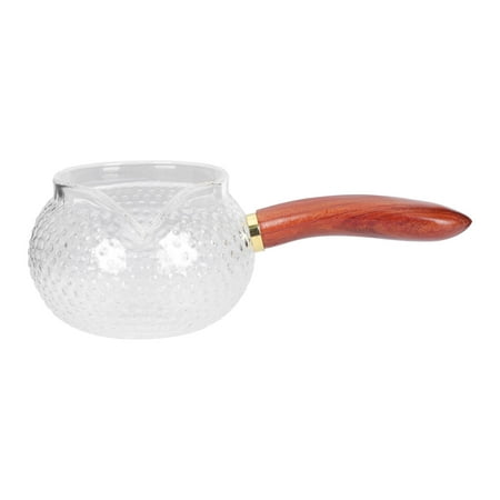 

Wooden Handle Tea Dispenser High Borosilicate Tea Cup for Tea House Tea Supply