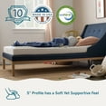 thumbnail image 5 of Lucid Bliss Twin Tight Top 5" Firm Memory Foam Mattress with Gel Infusion and Ventilation, 5 of 12