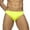 Mint Green, variant on Mens Brief Swimsuit Men's Nylon Solid Contour Pouch Bikini Swimsuit Speedos for Men Pink,M
