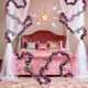 thumbnail image 1 of Enredaderas De Rosas De Plástico Arco de guirnalda artificial de 250 cm (98 pies) color púrpura con Rkxzt, 1 of 8