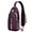 Black-31, variant on Boho Earthy Hippie Sling Backpack for Women Men – Durable polyester, Anti-theft back pocket, Reinforced stitching – Boho Ethnic Nordic Style Design for Travel, Hiking, Outdoor