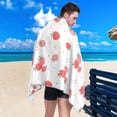 thumbnail image 4 of GZHJMY Strawberry Pattern Beach Towel Super Soft Microfiber Sand Free Beach Towels, Oversized Camping Pool Towel, Lightweight, Breathable & Quick Dry Towels, 30x60in Washcloth, 4 of 7