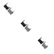 thumbnail image 5 of Greeniant Pastillas de freno de disco para ciclismo, 2 uds., piezas de frenado para reparación de exteriores, repuesto eléctrico semimetálico, Type1 NO1, 5 of 6