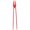 30PCS, variant on Bdday Portable 10-piece Set Of Black And Red Disposable Plastic Chopsticks Fork 2-in-1 Multifunctional Tableware