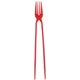 thumbnail image 2 of Ganfancp Juego Portátil de 10 Piezas de Palillos de Plástico Desechables Negros y Rojos Tenedor 2 En 1 Vajilla Multifuncional Rebajas Flash Deals Cuchara Tenedor 2 En 1*50, 2 of 7