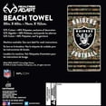 thumbnail image 2 of Toalla de Playa Unisex Northwest NFL Las Vegas Raiders 30" x 60", 2 of 3