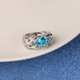 thumbnail image 3 of Bague de Fiançailles Bague de Demande en Mariage en Forme de Cœur Bague de Mariage pour Dames et Filles, 3 of 6