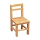 thumbnail image 1 of Silla de madera para niños, asiento con respaldo estable, taburete de dos peldaños con respaldo de escalera. Altura del asiento 275 cm, 1 of 9