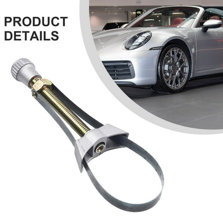 

Convenient Hand Tool for Removing Car Oil Filters Stainless Steel Strap Wrench