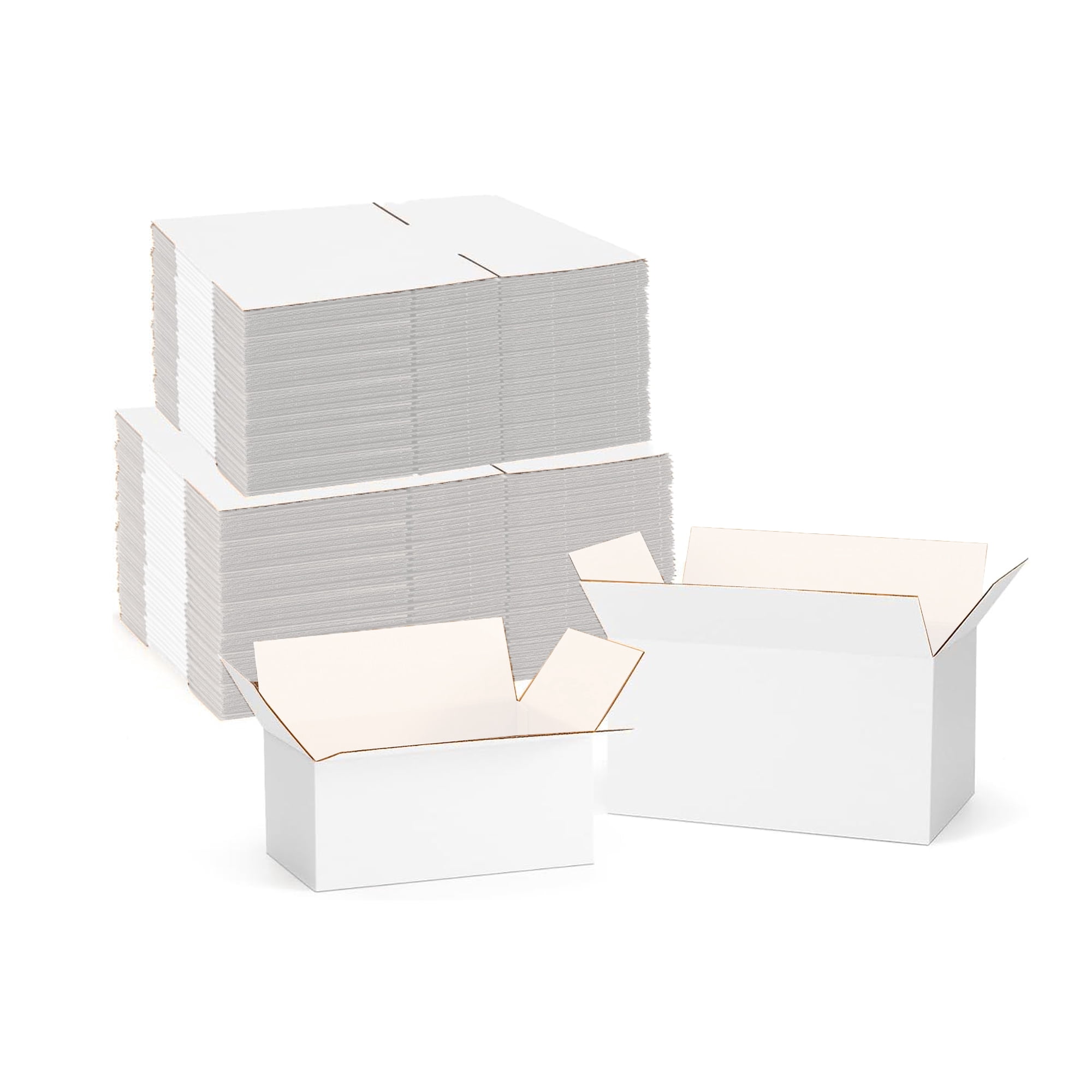 Ucanpack Corrugated Mailer Box Packing Supplies For Moving, White , 6 x 4 x 4" - 25 Pcs