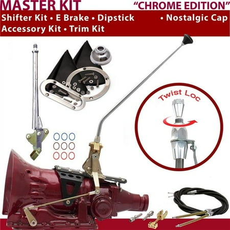 American Shifter 45RFE Shifter Kit 16 in. E Brake Cable Trim Kit Dipstick for CE85E