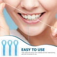 thumbnail image 4 of LOVEVER Dental Floss Orthodontics Simple Teeth Cleaning Tools Gum Threader Flossers for Adults Household Threaders 150 Pcs, 4 of 6