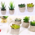 thumbnail image 4 of 1 pcs Artificial Succulent Plants Series Plastic Decorative Grass Collection, 4 of 4