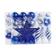 thumbnail image 1 of 88x Adornos de bolas para árbol de Navidad, adornos navideños, decoraciones para árboles de Navidad Azul, 1 of 9