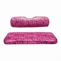 Replacement Seat Cover For Yamaha Drive or G-29 Golf Cart (Pink Camo)